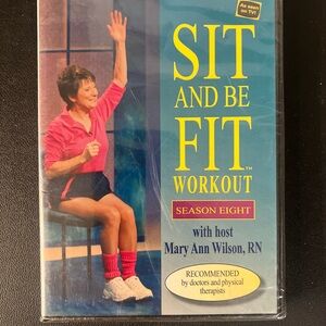 Sit And Be Fit with Mary Ann Wilson: Season Eight (DVD, 2006) New Sealed